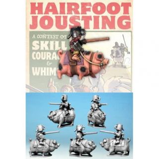 Hairfoot Jouster riding a Pig
