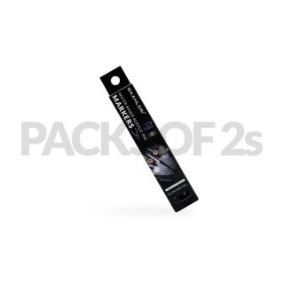 Metallic Series Markers - 2 Gun Metal