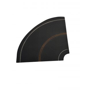 Asphalt Roads 2D Set - Curve Section