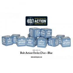 Bolt Action Orders Dice - Blue