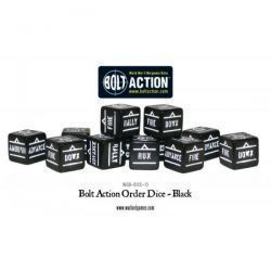 Bolt Action Orders Dice - Black