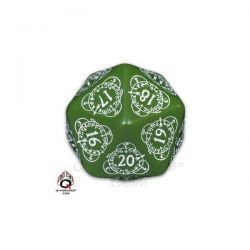 d20 Green & white Card Game Level Counter (1)