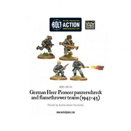 German Heer Pioneer panzerschreck and flamethrower teams (1943-45)