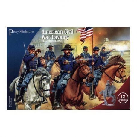 American Civil War Cavalry (12 Plastic Figures)