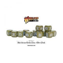 Bolt Action Orders Dice - Olive Drab