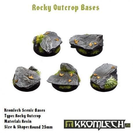 Rocky Outcrop Round 25 Mm
