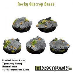 ROCKY OUTCROP BASES, ROUND 32MM