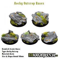 Rocky Outcrop Bases, Round 40Mm