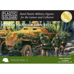 15MM EASY ASSEMBLY GERMAN SDKFZ 251 AUSF D HALF TRACK