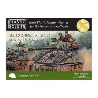 15MM EASY ASSEMBLY SHERMAN M4A4 AND FIREFLY TANK