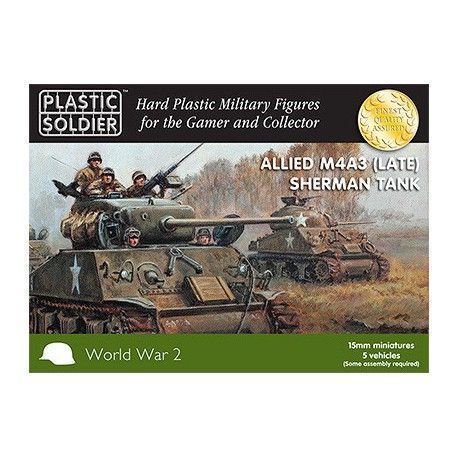 15MM EASY ASSEMBLY SHERMAN M4A3 (LATE) TANK
