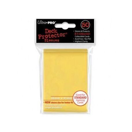 UP - Standard Sleeves - Yellow (50 Sleeves)