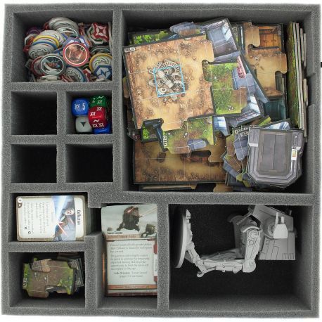 AFDA085BO 85 mm (3.35 inches) foam tray for Star Wars Imperial Assault board game box