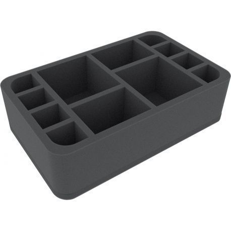 HS075DC01 75 mm (2.95 inches) half-size foam tray with 12 slots for Descent
