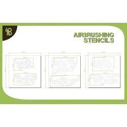 Bandua Stencils: Cammo Pattern 1