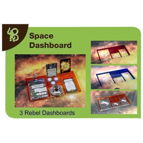 Space Dashboards Pack Rebels compatible con X-Wing