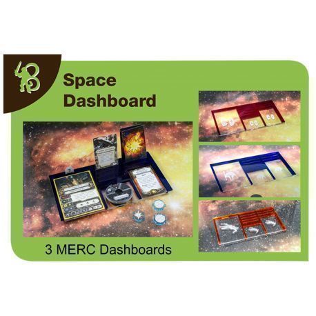 Space Dashboards Pack MERCS compatible con X-Wing