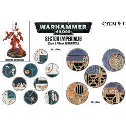 SECTOR IMPERIALIS 25MM & 40MM ROUND BASES