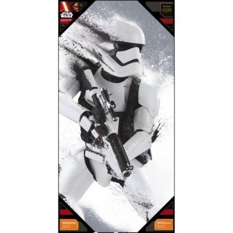 Stormtrooper Nieve Poster De Vidrio Star Wars Ep7 30X60 Cm
