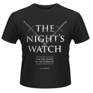 CAMISETA JUEGO DE TRONOS NIGHT'S WATCH M