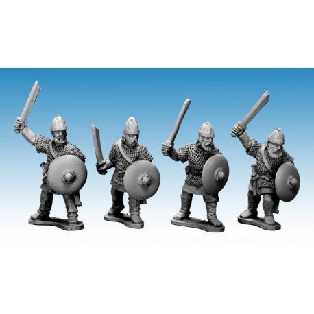 Saxon Noble Warriors with swords