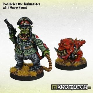 IRON REICH ORC TASMASTER WITH GNAW HOUND