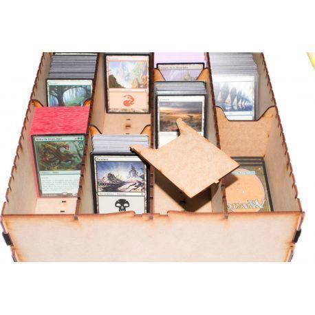 Trading Card Big Box - Wood ( Lgc Games , Juegos de Mesa , Magic )