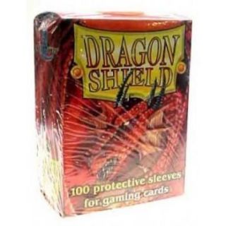Dragon Shield Standard Sleeves - Red (100 Sleeves)