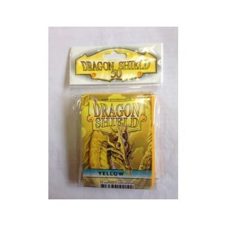 Dragon Shield Standard Sleeves - Yellow (50 Sleeves)