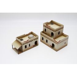 North Africa Building Set 1 scenery 32mm / 28mm