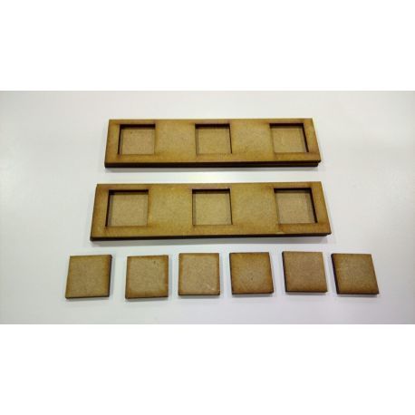 2 Movement Tray 120 x 30 mm, bases 20x20 mm