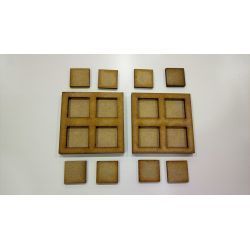 2 Movement Tray 60x60 mm, bases 20x20mm