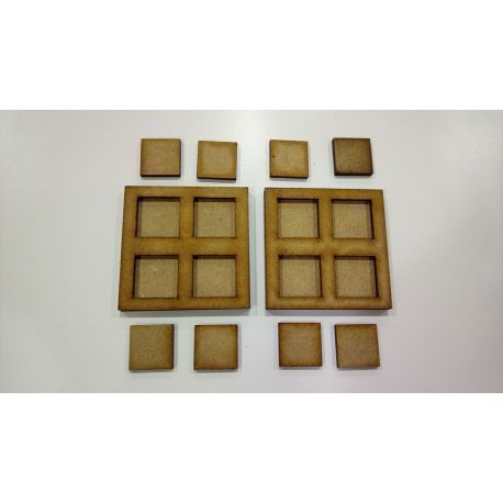2 Movement Tray 60x60 mm, bases 20x20mm