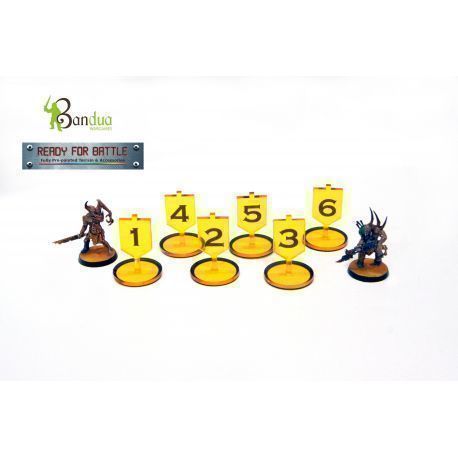 Tokens Objective Yellow compatible with 40k