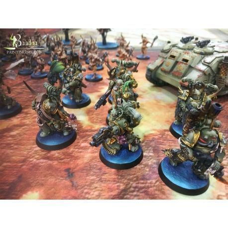 Ejército pintado Death Guard