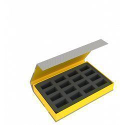 Feldherr Magnetic Box yellow for 16 miniatures