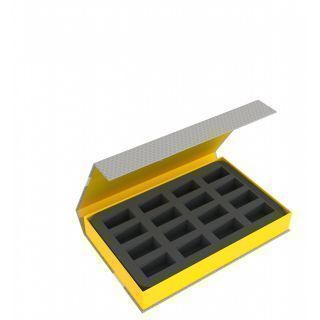 Feldherr Magnetic Box yellow for 16 miniatures
