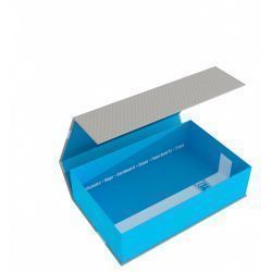 Feldherr Magnetic Box half-size 75 mm blue empty