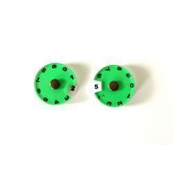 2 Simple Dials - Green - Contador Heridas -Warhammer 40k - Wargames - Bolt Action