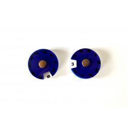 2 Simple Dials - Blue - Counter Wounds -Warhammer 40k - Wargames - Bolt Action