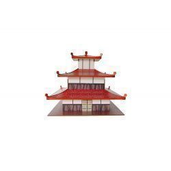 Kazoku Pagoda  Shogunate Japan Escenografia prepintada 28mm ( Aos, Ronin , Saga , Warlod Games)