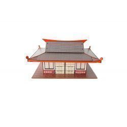 Zaibatzu  House  2  Shogunate Japan Escenografia prepintada 28mm ( Aos, Ronin , Saga , Warlod Games)