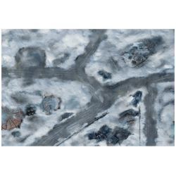 Imperial City Winter 6'x4' Compatible con Warhammer, Warhammer 40K y otros Wargames