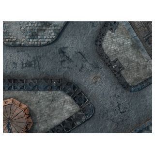 KT Mat Imperial City -1- 22"x30" Compatible con Warhammer, Warhammer 40K y otros Wargames