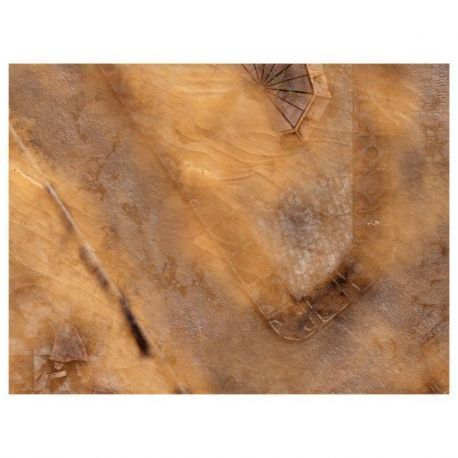 KT Mat Imperial City Desert -2- 22"x30" Compatible with Warhammer, Warhammer 40K and other Wargames