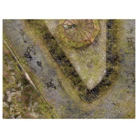 KT Mat Imperial City Jungle -2- 22"x30" Compatible with Warhammer, Warhammer 40K and other Wargames