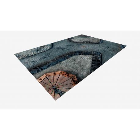 KT Mat Imperial City -1- 22"x30" Compatible con Warhammer, Warhammer 40K y otros Wargames