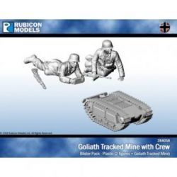 Goliath Tracked Mine with Crew - Plastic Figures