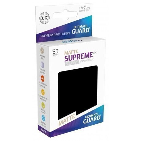 Fundas Supreme UX Mate Color Negro (80 unidades)