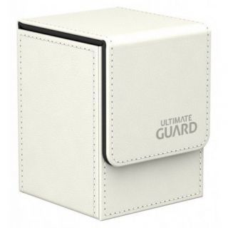 Flip Deck Case Leatherette 100+ Blanco